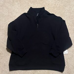 NWT Athleta forever fleece 1/4 zip sweatshirt size XL